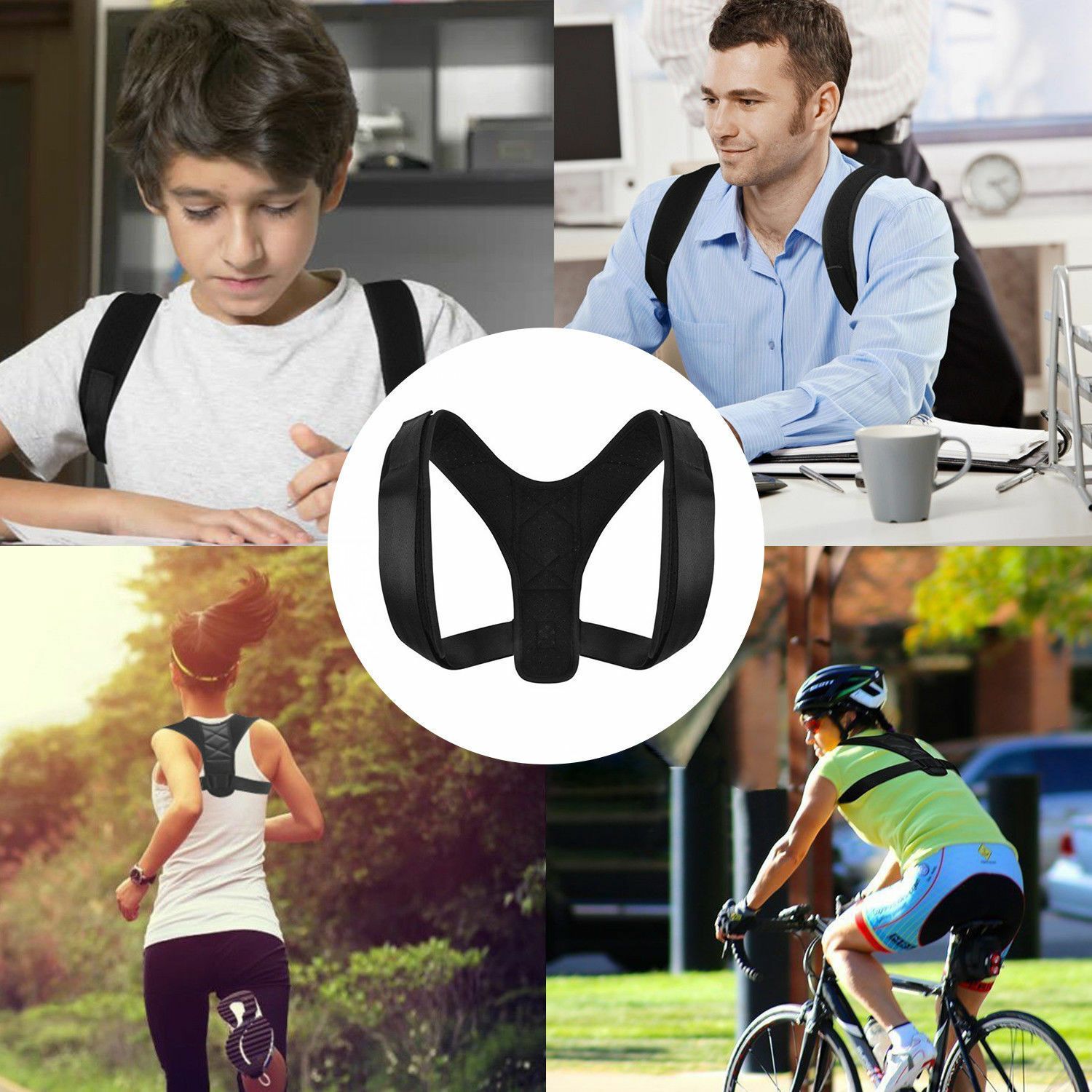 Unisex verstellbarer Rückenhaltungskorrektor