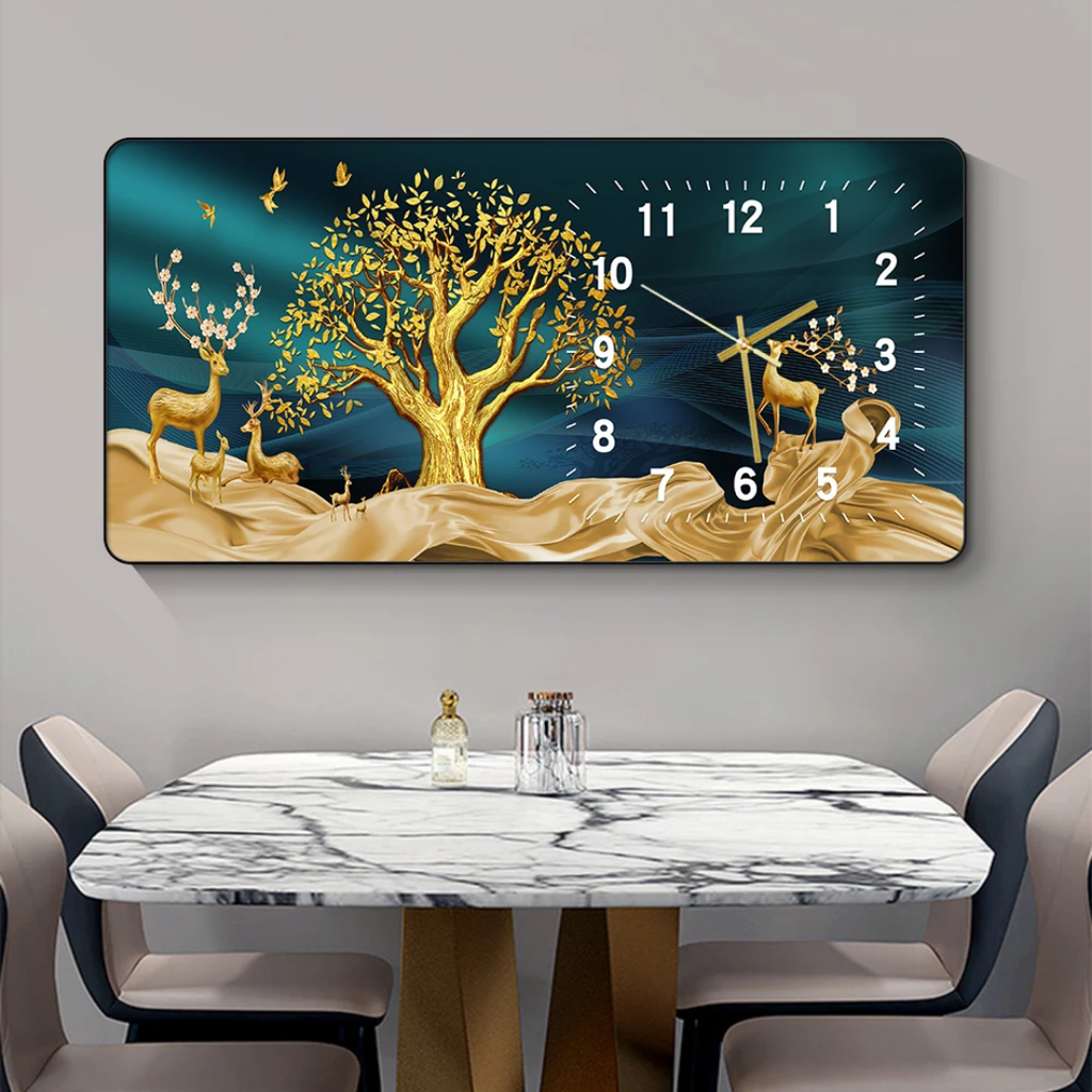HORLOGE MURAL POUR DÉCORATION MAISON , BUREAU