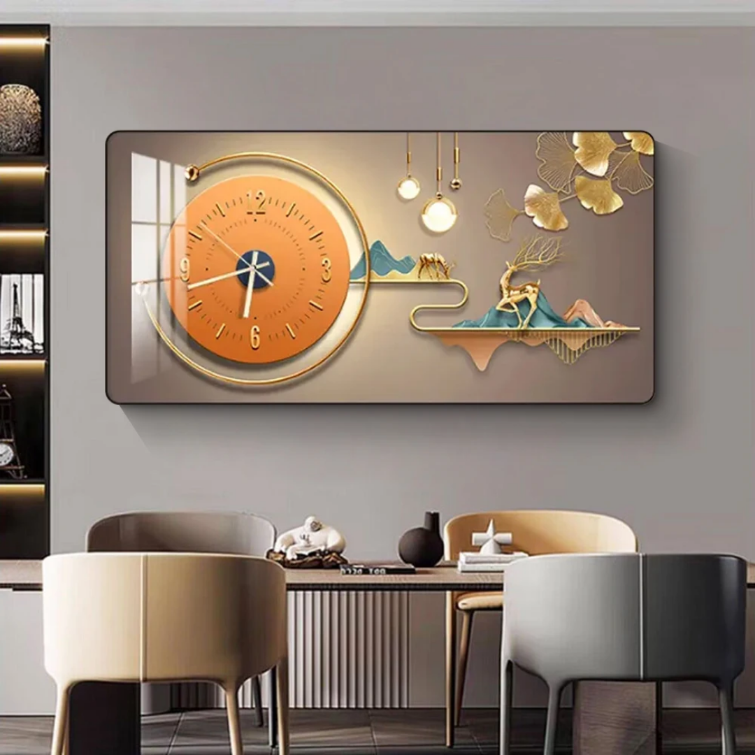 HORLOGE MURAL POUR DÉCORATION MAISON , BUREAU