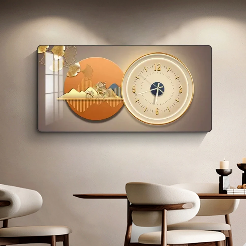 HORLOGE MURAL POUR DÉCORATION MAISON , BUREAU