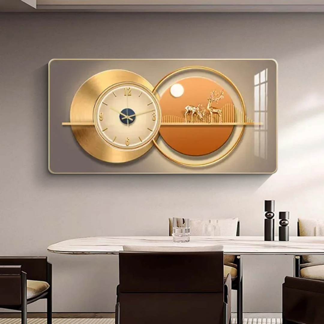 HORLOGE MURAL POUR DÉCORATION MAISON , BUREAU