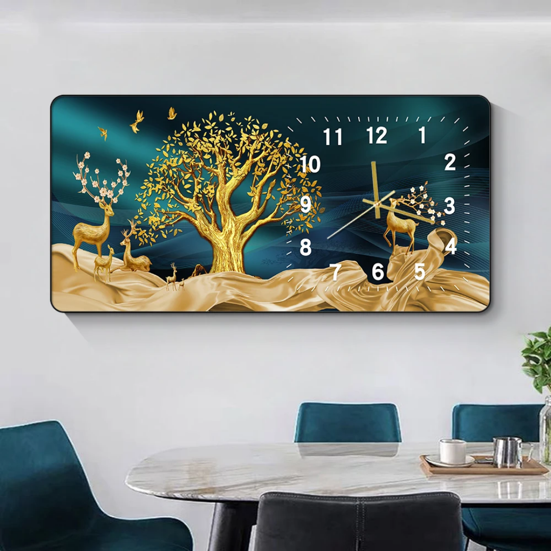HORLOGE MURAL POUR DÉCORATION MAISON , BUREAU